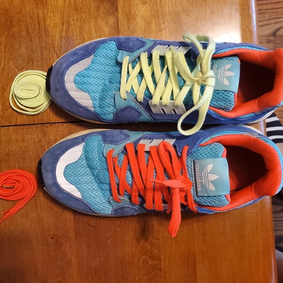 Adidas ZX Torsion bright cyan sz us 10 - Picture 1 of 6